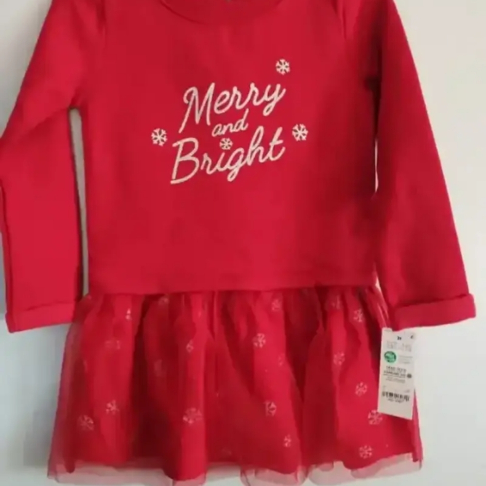 CARTER'S TODDLER RED DRESS SIZES 2Tand 3T...